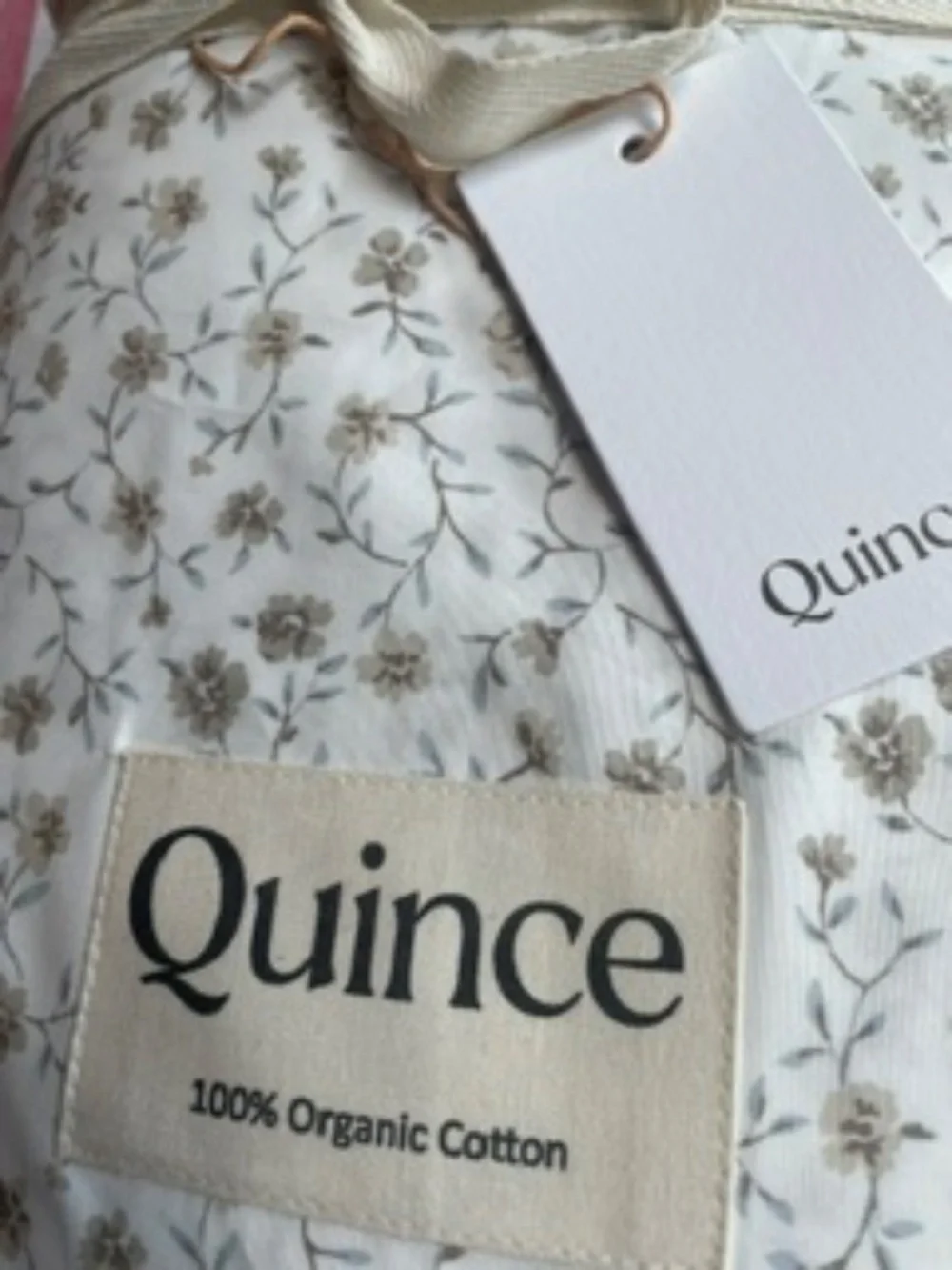 Quince Full/Queen Cotton Percale Duvet Set